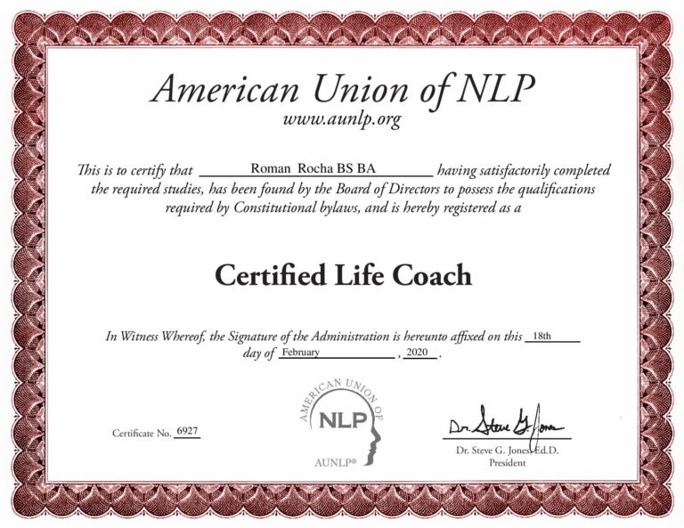 Certified Life Coach
