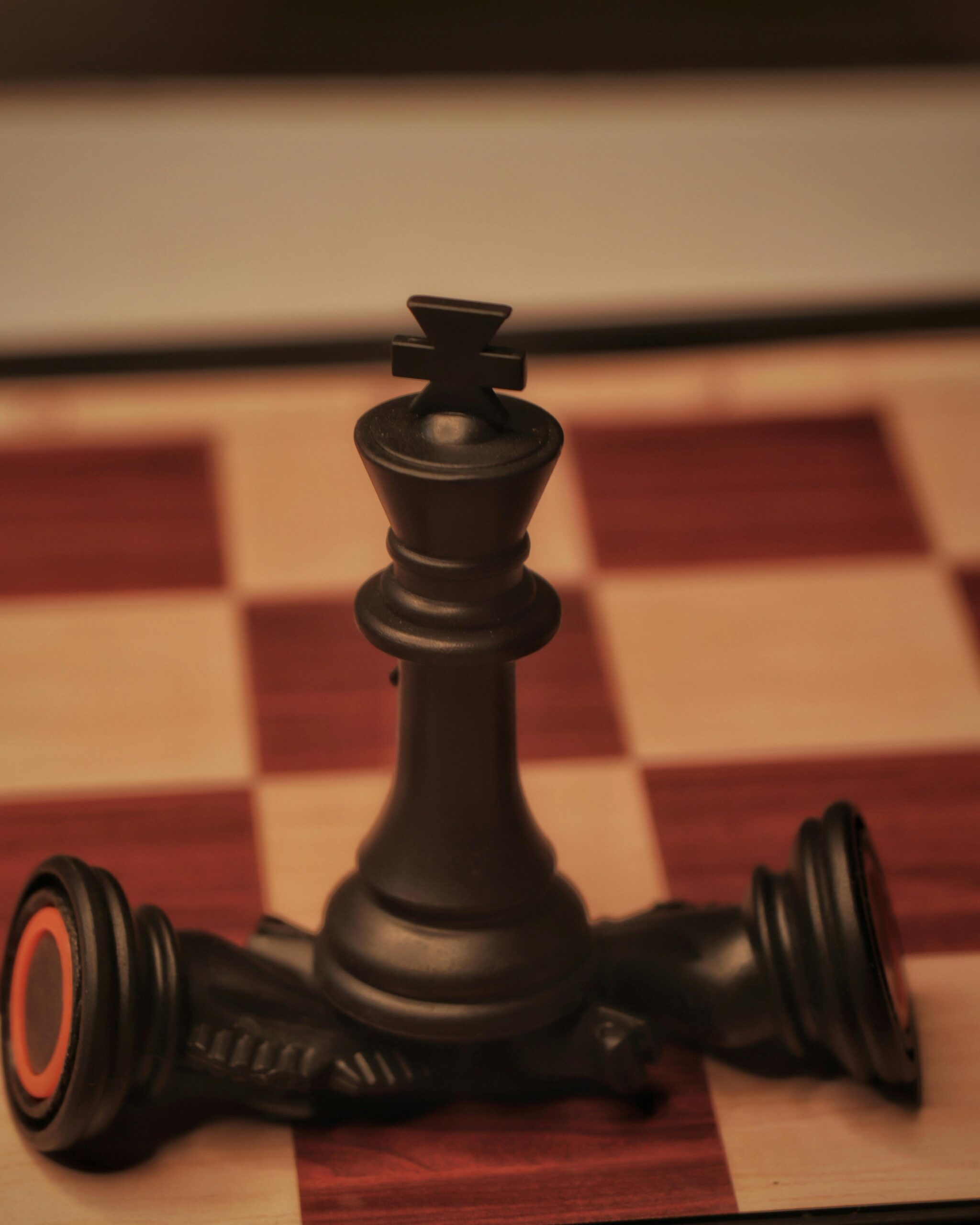 Black King Chess Piece