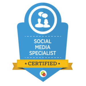 Badge To Certifiy Social Media Marketing Specialist