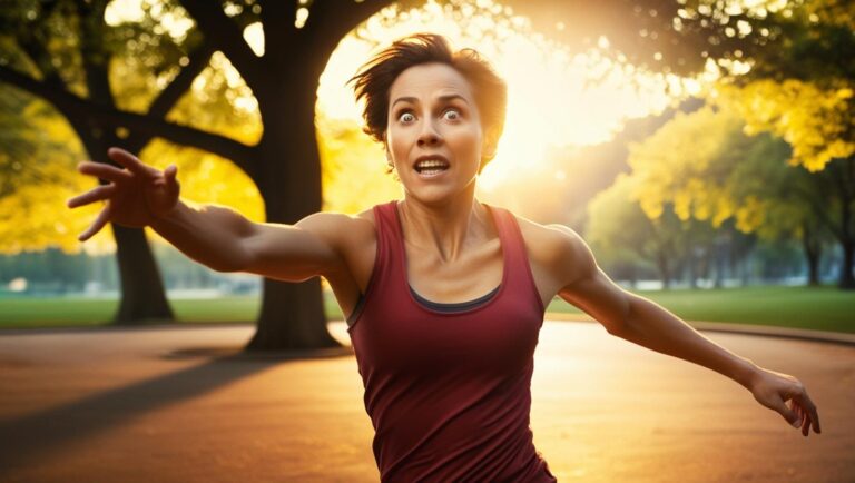 woman running as she is running out of time