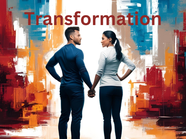 Cover Personal Transformation Photo of a Man and Woman holding hands